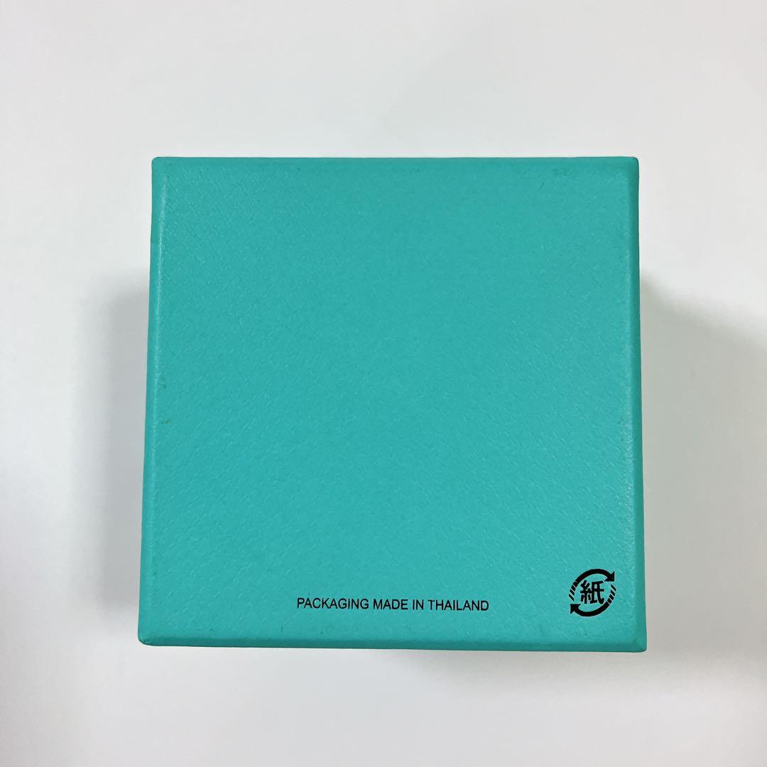 美品　ティファニー　ペアリングケース　空箱　指輪入れ　婚約指輪　リボン付き