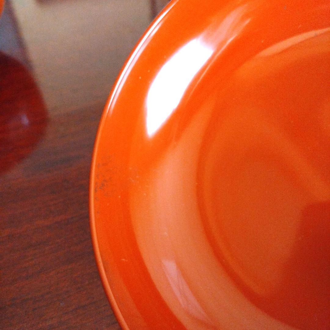 特選漆器 木乾漆 お好み碗 洗朱牡丹　5客