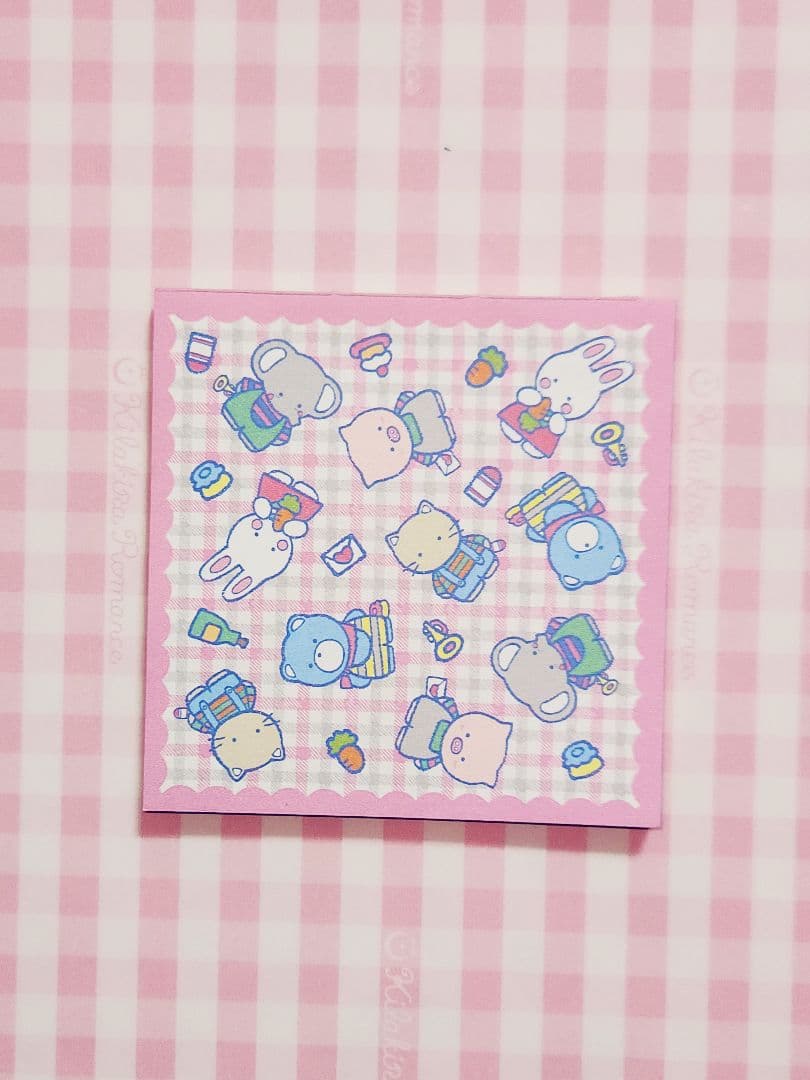 SANRIO　ミニ折り紙風メモ　メモ　おりがみ　SANRIO　2017年