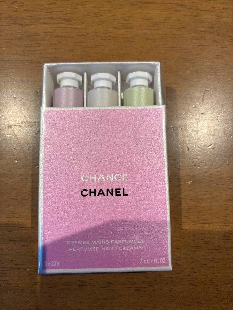 CHANELCHANCEクレーマンハンドクリーム 3本セットギフト限定品