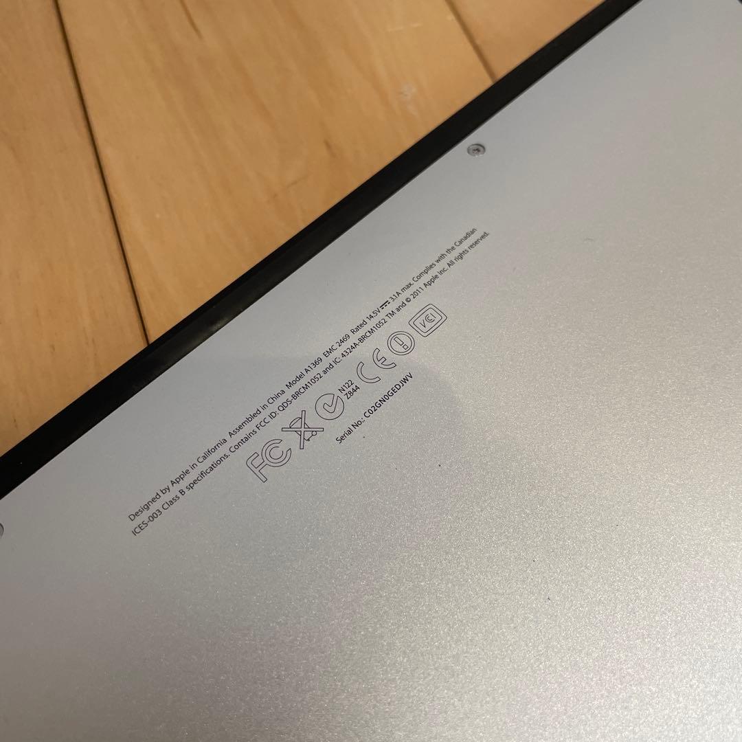 MacBook Air A1369 2011 Sonoma導入済み 充電器