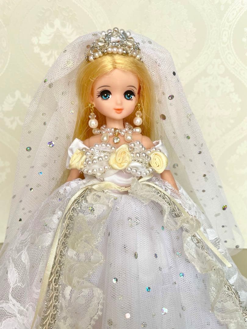 リカちゃん服　ウェディングドレス　7点セット　ハンドメイド