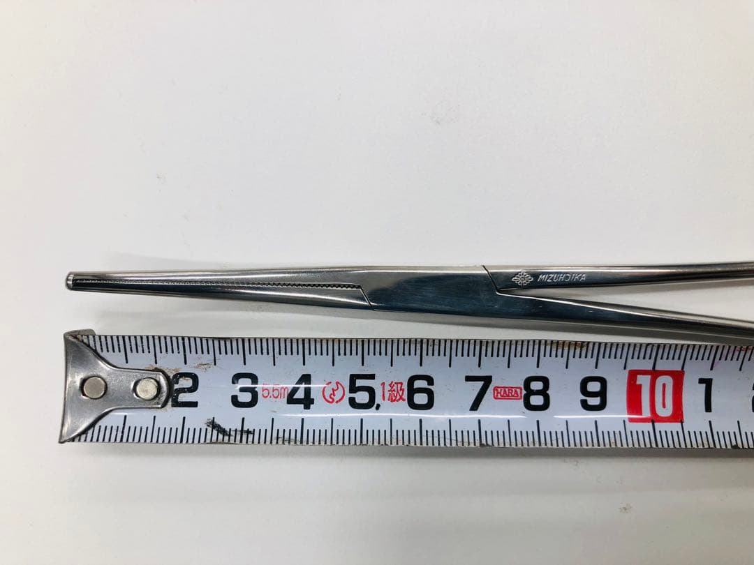 コッヘル止血鉗子　反型　有鈎　全長18.5cm SS製 MIZUHO社製