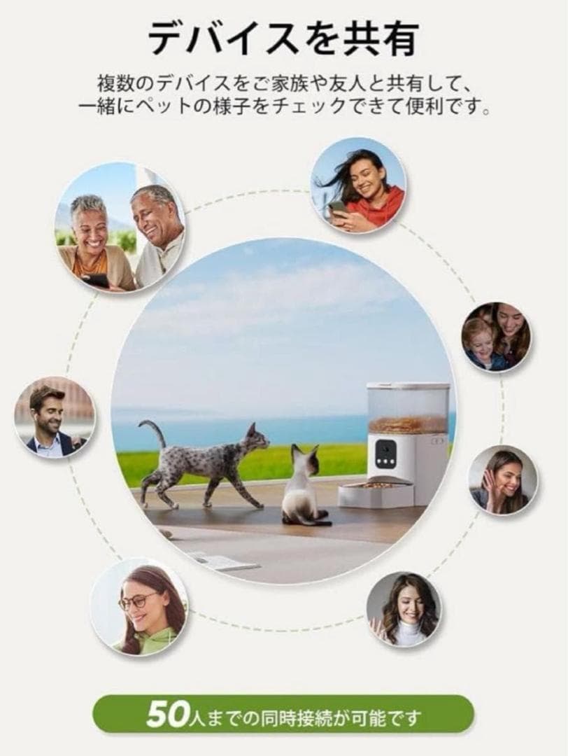自動給餌器 猫 犬 自動餌やり機 タイマー機能 ペット給餌機 音声録音 スマホ