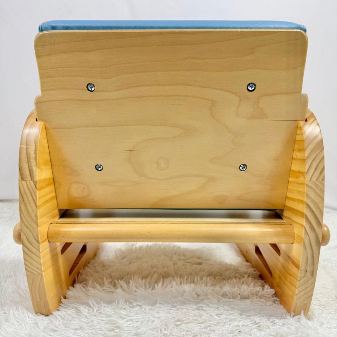 【美品】KEEPY キーピィ 宮武製作所 ブルー　姿勢矯正 バランスチェア