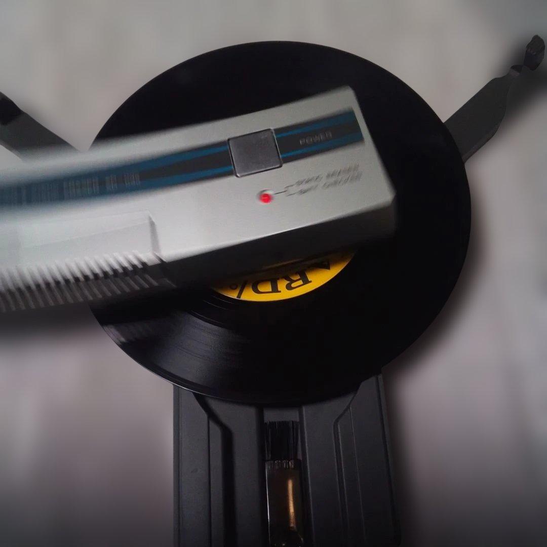 【希少品】 Lo-D 自走式電子除電機能付きレコードクリーナー AD-059