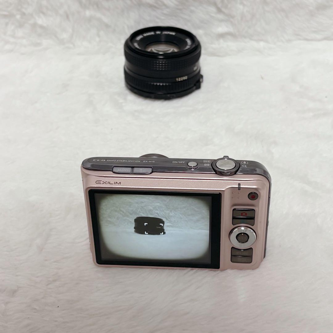 【外観極美品】CASIO EXILIM EX-H15 コンデジ カメラ ピンク
