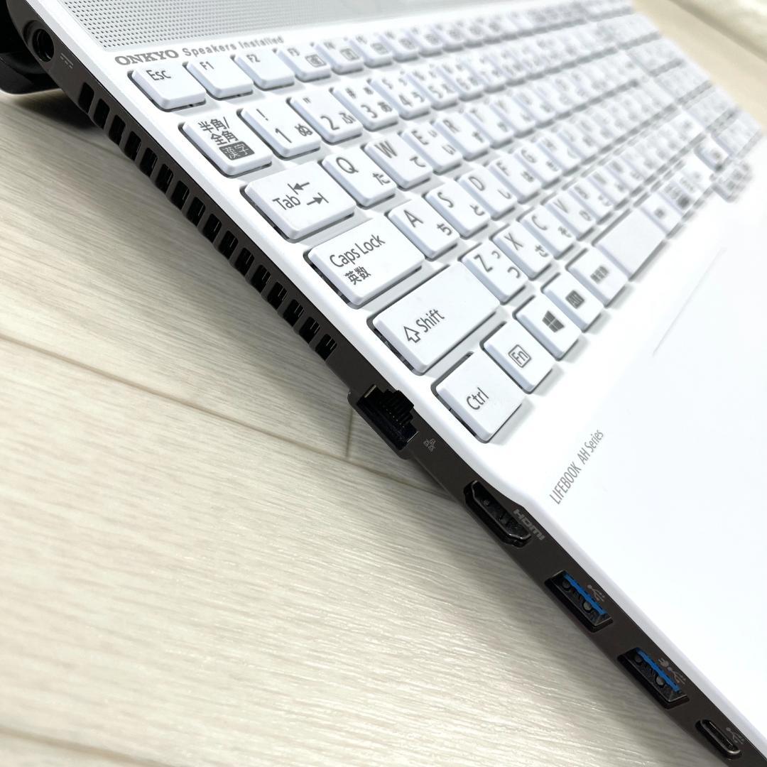富士通 第8世代 i7 高速SSD512 メモリ16 オフィス ノートパソコン