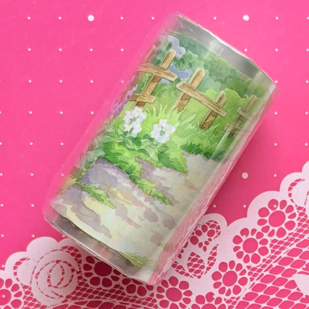PET 走花路·壹 ダイカット加工7cm×5m 海外マスキングテープ 花道
