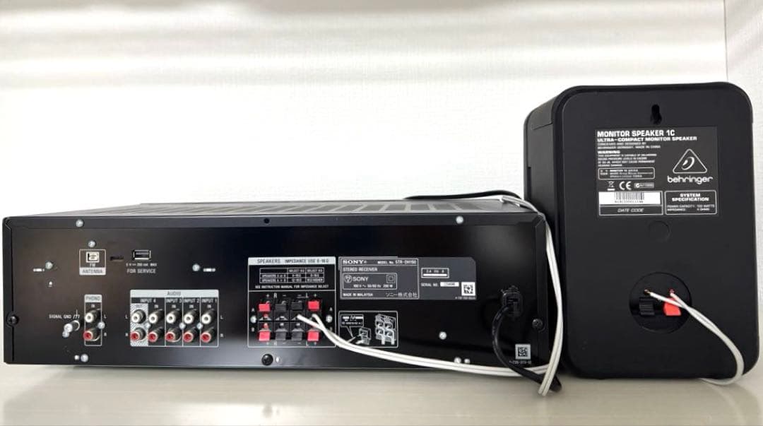 SONY ステレオインテグレートアンプ STR-DH190 スピーカー付き