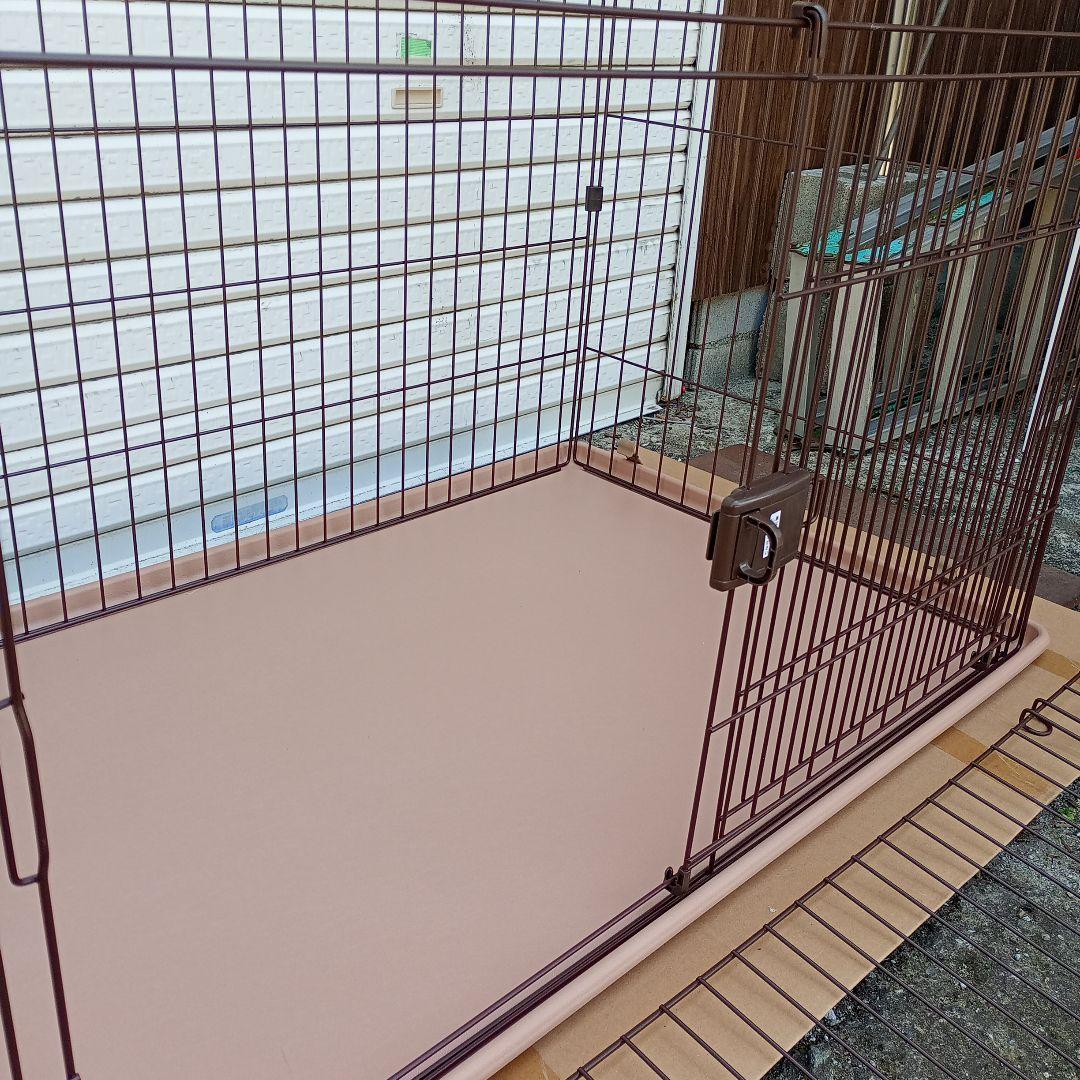 ペットサークル 屋根付き Lサイズ H65 118✕69cm ケージ 中型犬用