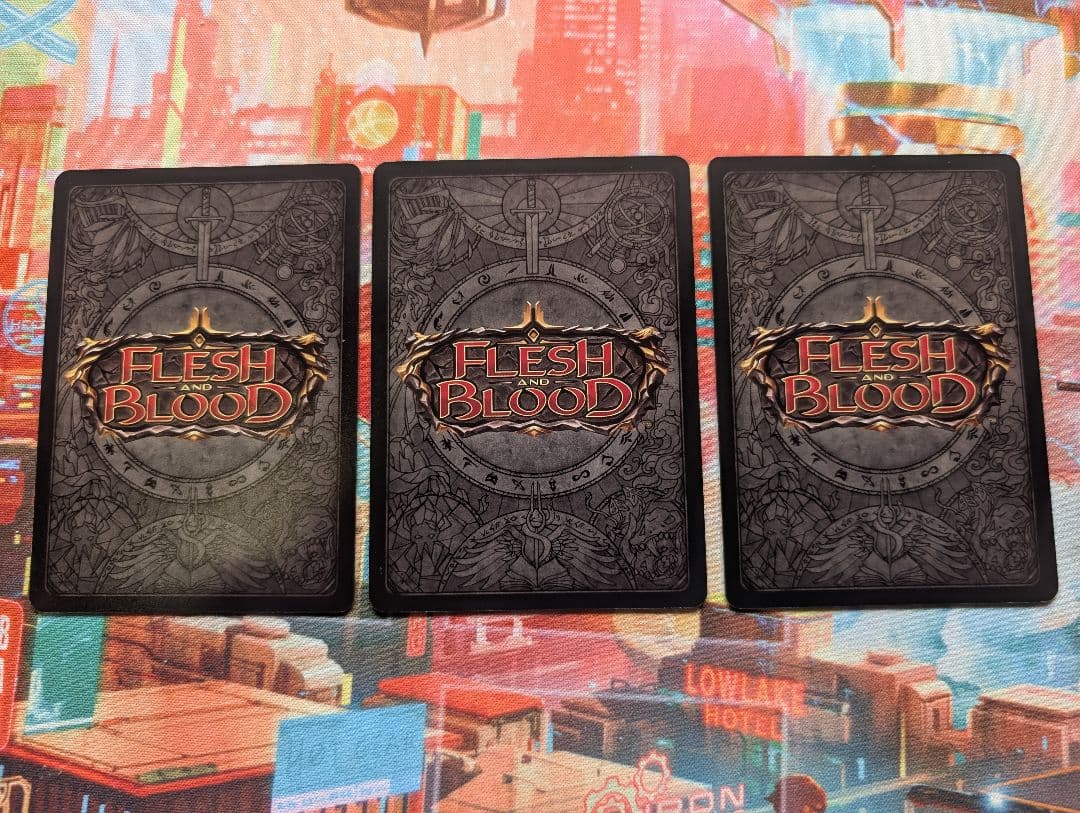 Flesh and Blood 虚弱症の魔本　3枚セット