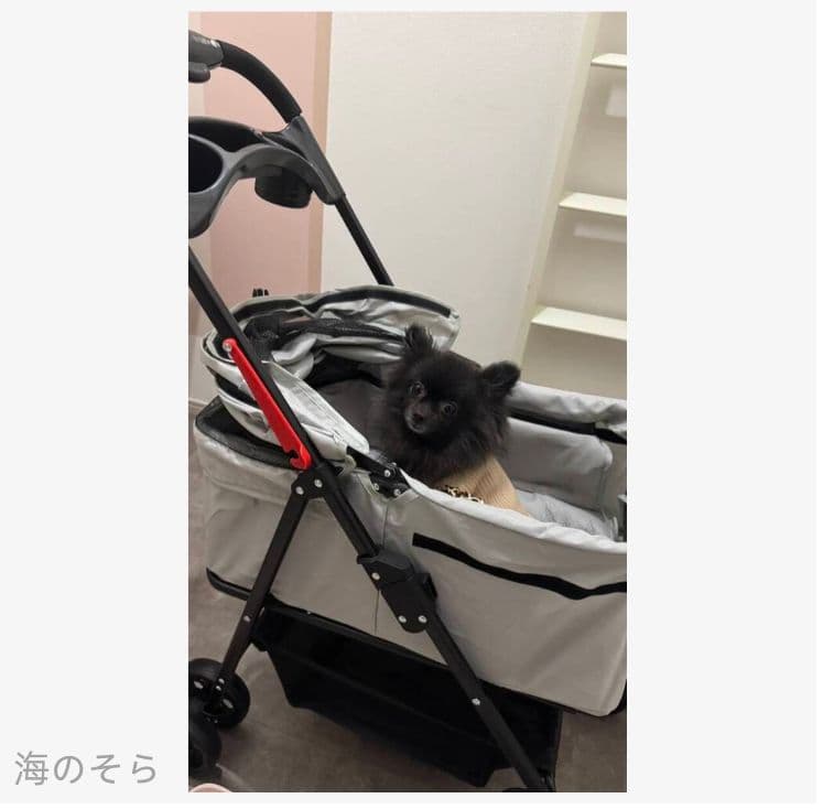 小型犬用ペットカート Sサイズ ストッパー付き