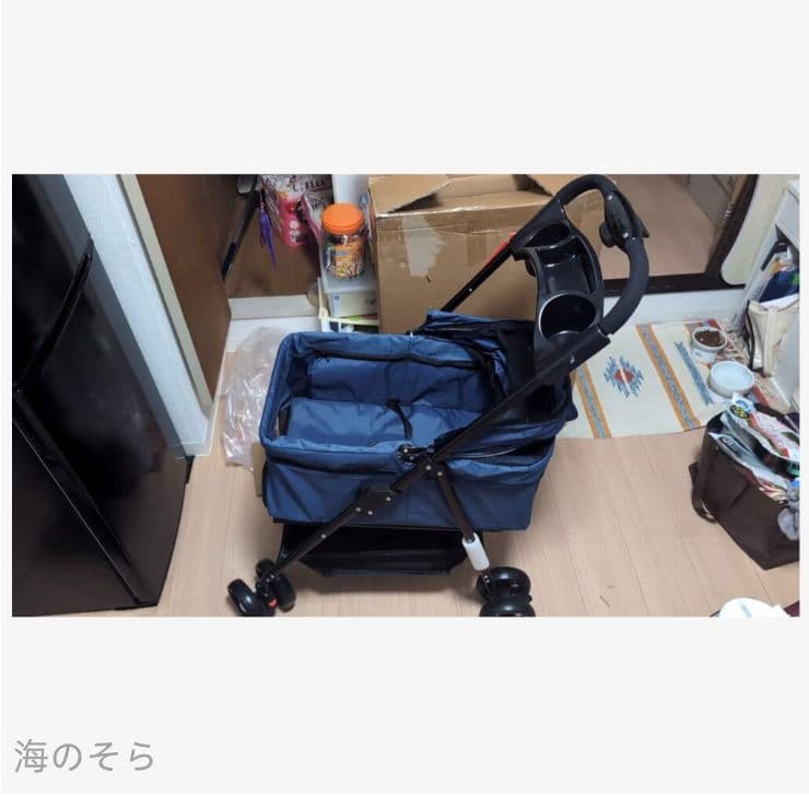 小型犬用ペットカート Sサイズ ストッパー付き