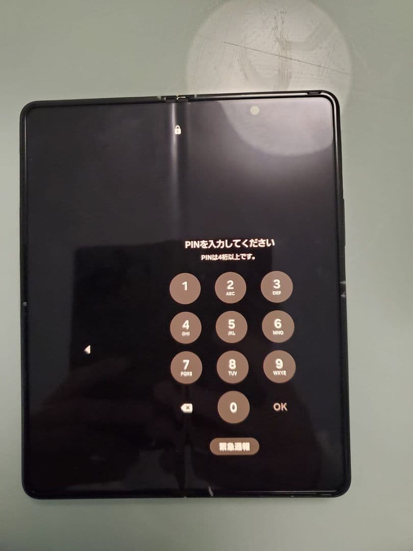 釣り名人様 GALAXY z fold 3 安心返還サービス au SiMフリー