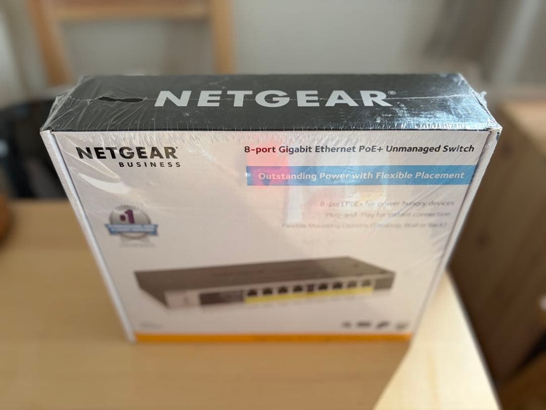 NETGEAR 8ポート スイッチハブ GS108PP