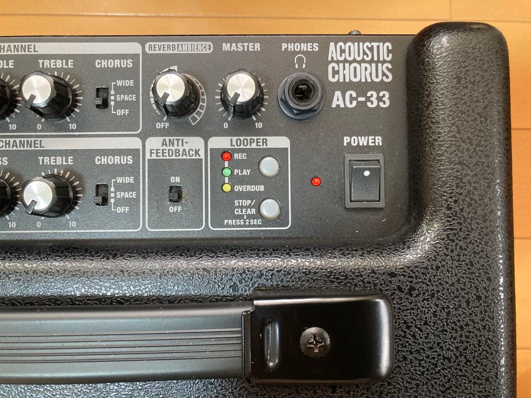 AC-33 ローランド アコースティック アンプ 社外ACアダプタ付 送料込み