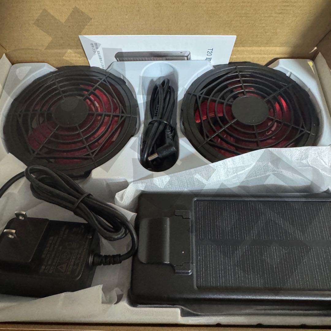 28V 高出力 30000mAh ファン バッテリーセット　熱中症対策　登山