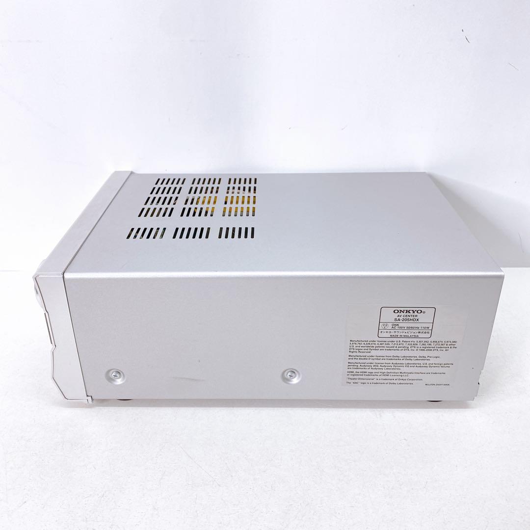ONKYO SA-205HDX AVアンプ　リモコン付き　管理A507