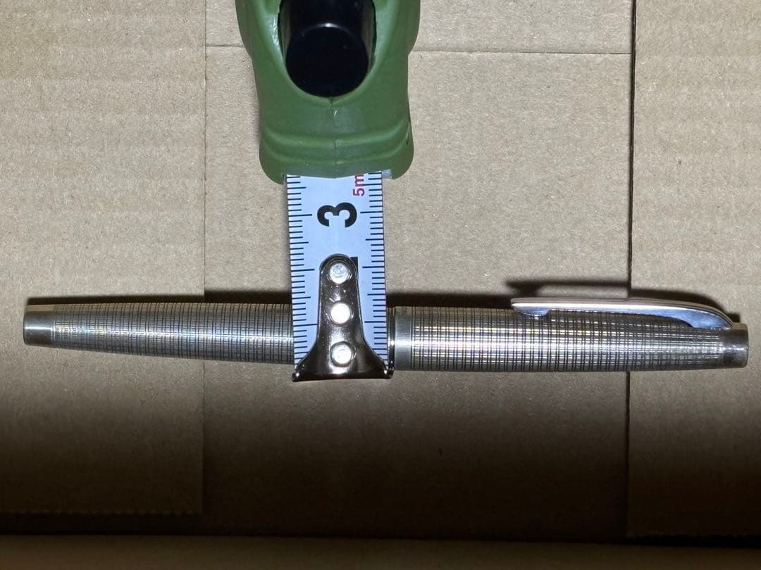 中古美品18KWG PLATINUM 万年筆 スターリングシルバー