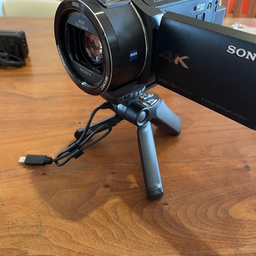 SONY FDR-AX45A、GP-VPT1、SDカード(128GB)セット
