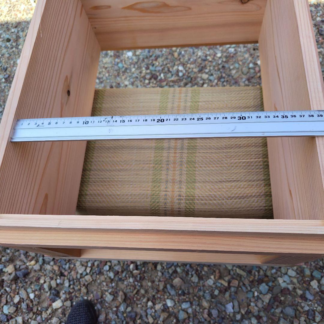 西洋蜜蜂巣箱、杉板材使用 （10枚かけ）二段 縦54㎝✕横45✕高60 5枚付き