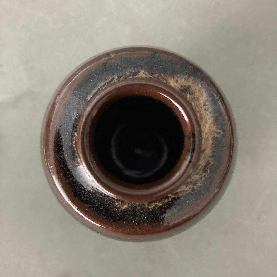 茶道具 桶谷定一 肩衝茶入 仕覆 共箱