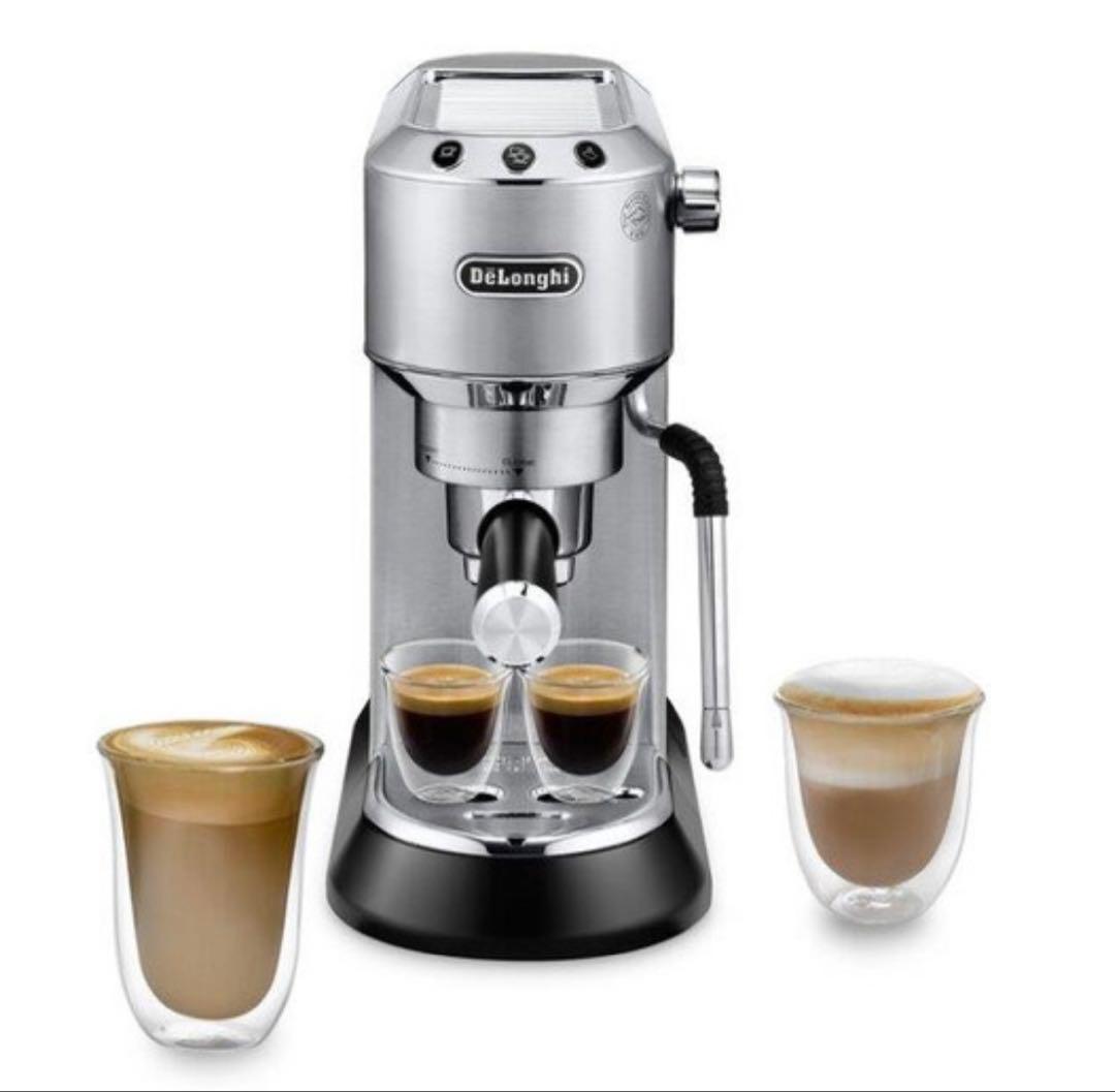 DeLonghi エスプレッソマシン シルバー