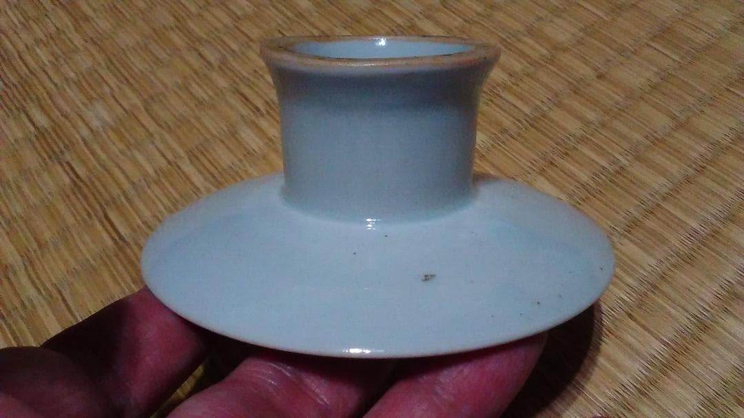 白磁　台皿（径9.7cm）　祭器・平佐・伊万里・李朝分院