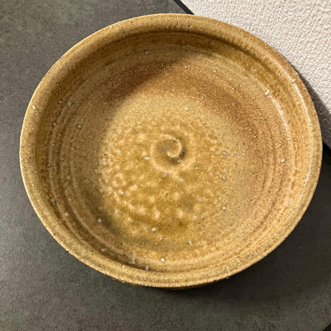 D壁 【茶道具】信楽 灰器 炉用 焼き締め 篦目 登り窯 目跡 5点 茶事