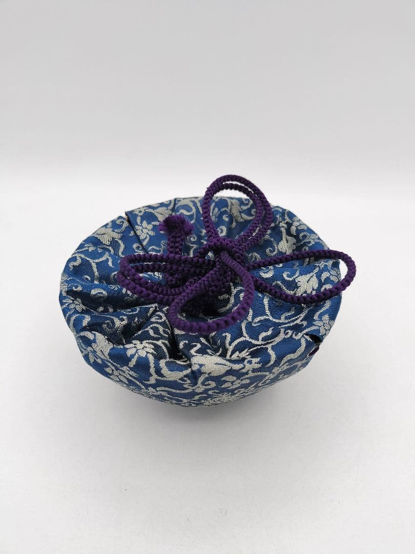 d136 天目茶碗 仕服付 古代名物紹鴎緞子 木箱 茶道具 古物