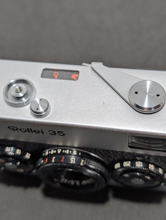 【完動品】Rollei 35 コンパクトフィルムカメラ シルバー