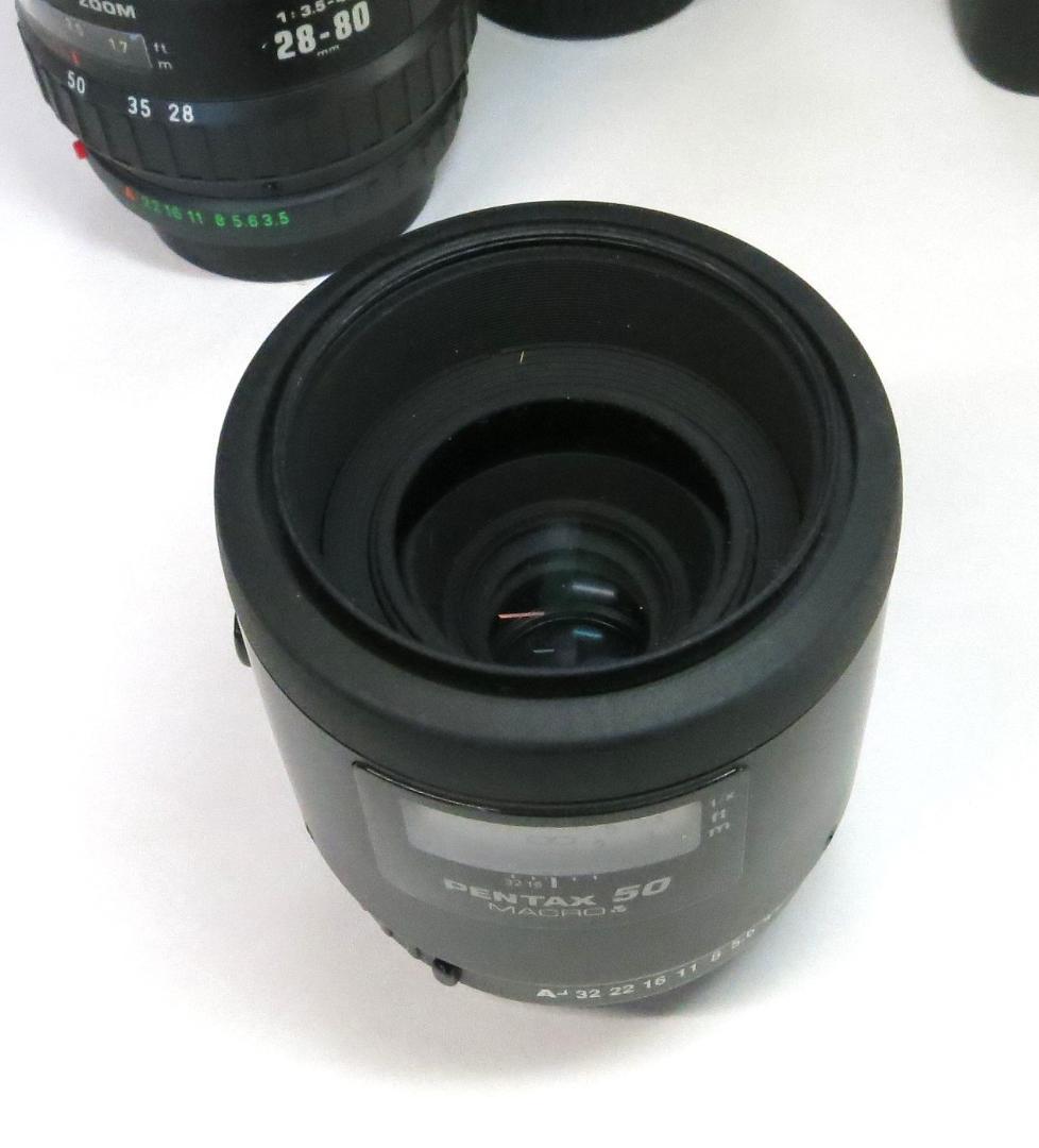 PENTAX ペンタックスＺ-10　本体と交換レンズ4本、ストロボ