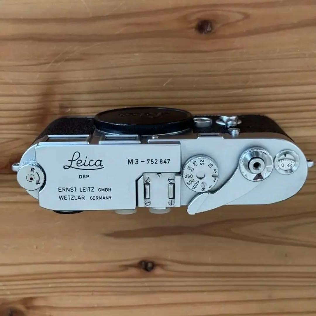 【極美品OH済】Leica M3 初期DS 75万番台 (1955年製) 保証付