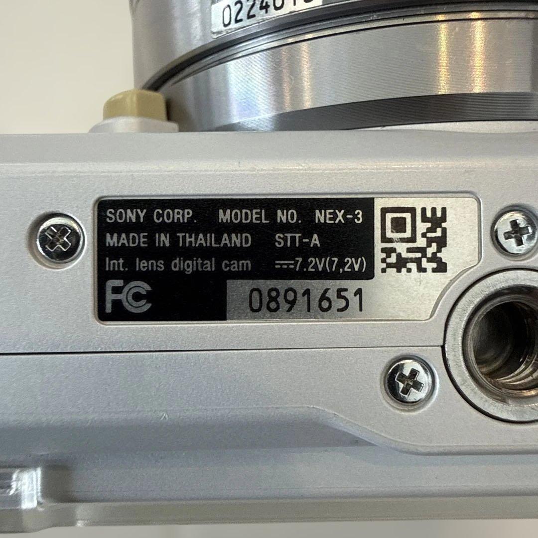 SONY ミラーレス一眼 NEX-3 フラッシュ レンズ付き