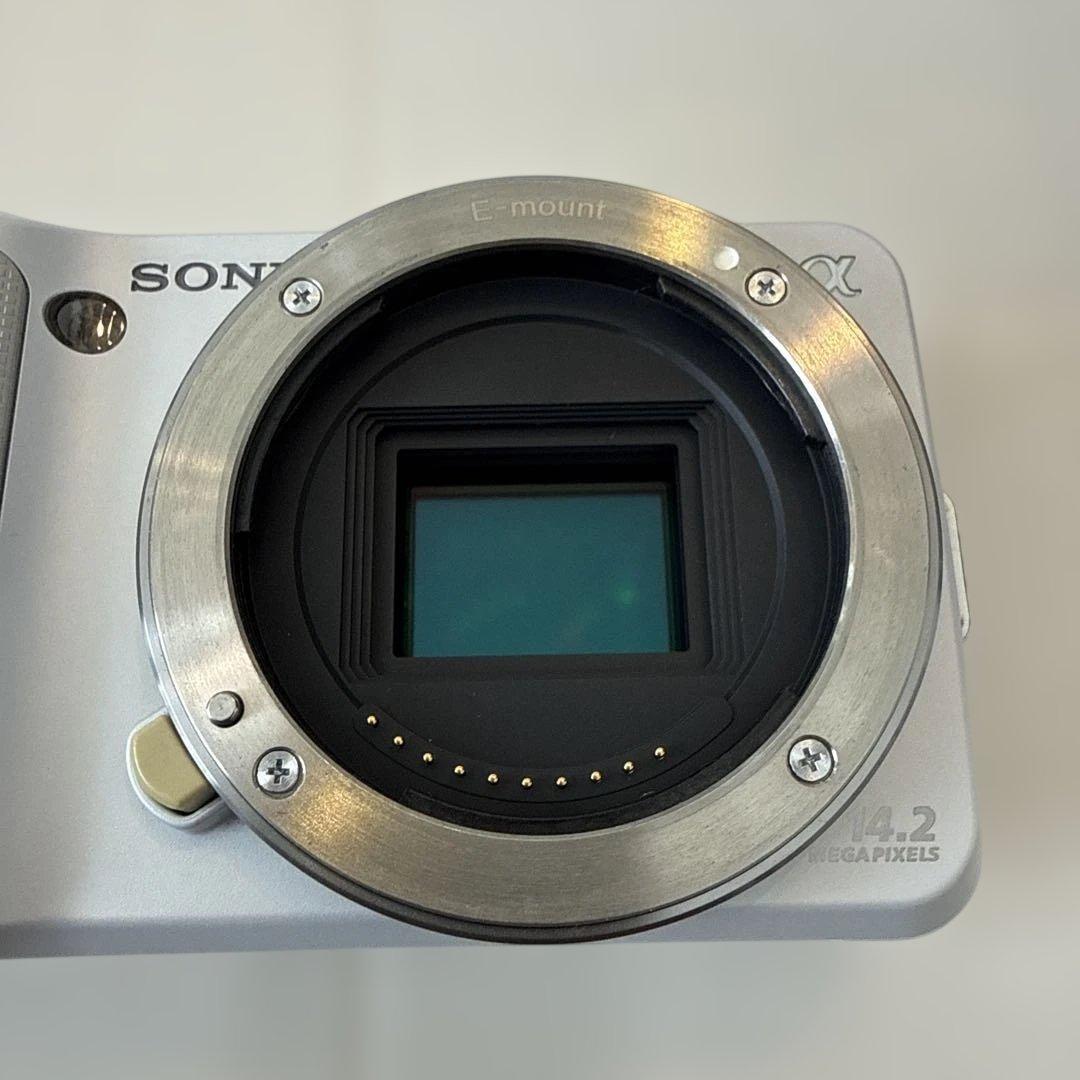 SONY ミラーレス一眼 NEX-3 フラッシュ レンズ付き