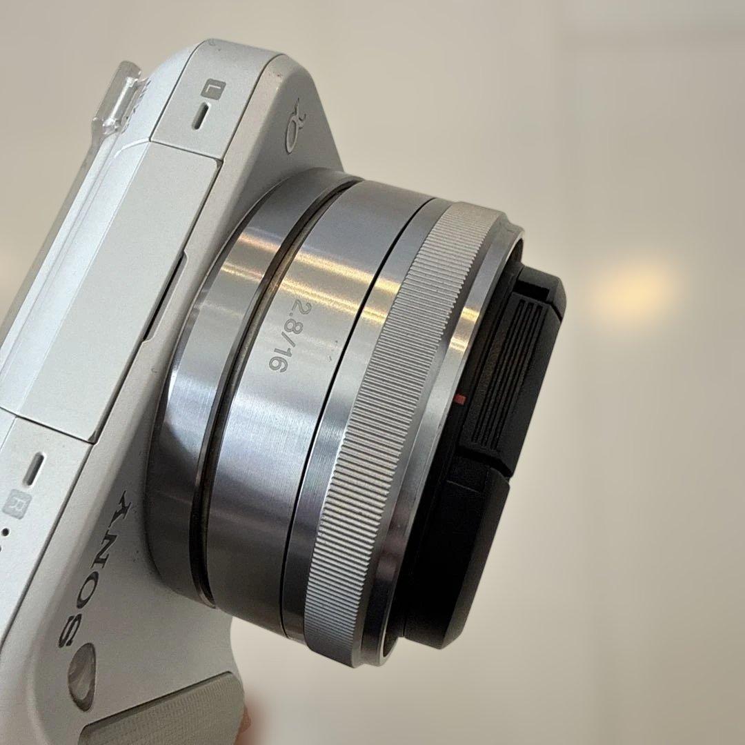 SONY ミラーレス一眼 NEX-3 フラッシュ レンズ付き