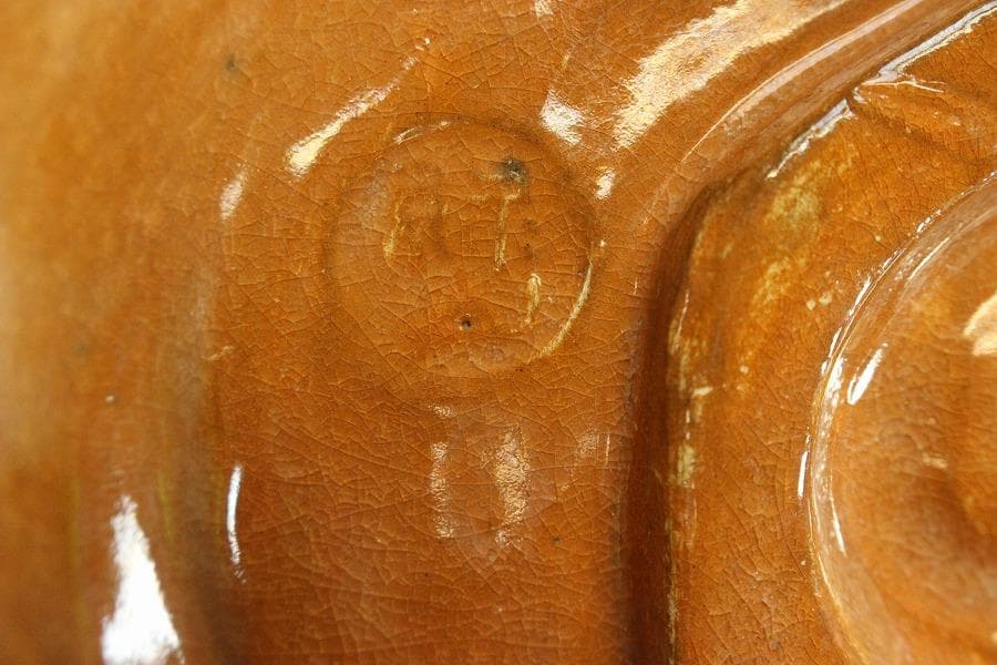 茶道具 嶋台茶碗 緑山造 内金銀 共箱(メ1822)
