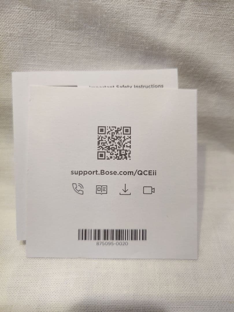 Bose QC Earbuds II 2 ワイヤレスイヤホン(付属品有)