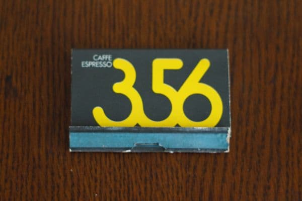VAN99HALL　使用済入場券　Caffe Espresso 356のマッチ