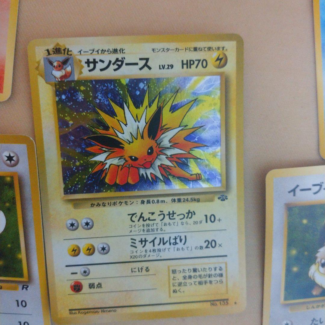 当時物基準美品⚡渦巻きサンダース&ブイズセット