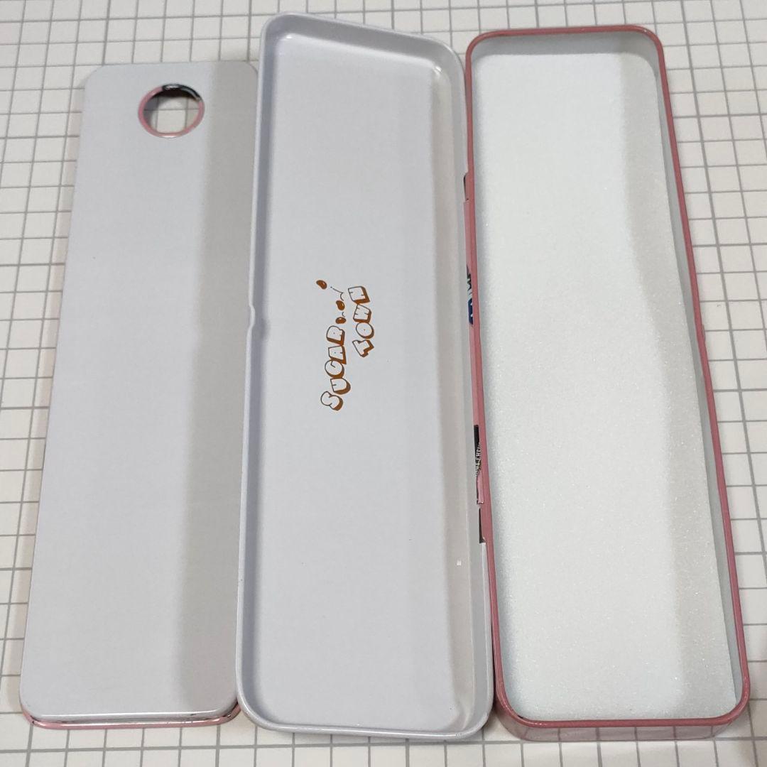 ■ 昭和レトロ ファンシー キャンディ柄 筆箱 2色セット 缶ペン ■