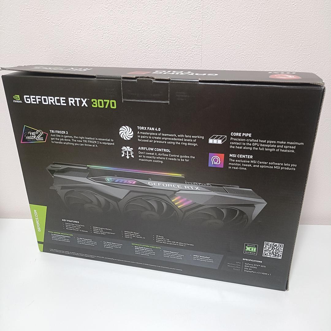 グラフィックボード・グラボ・ビデオカード MSI GeForce RTX3070 GAMING X TRIO 8G