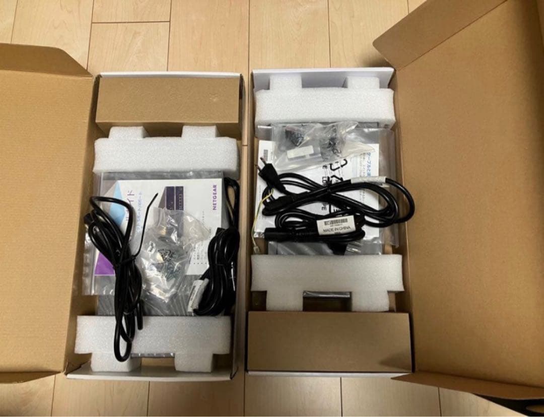 XS508M ネットギア10Gスイッチングハブ 元箱あり マウンタあり2台セット
