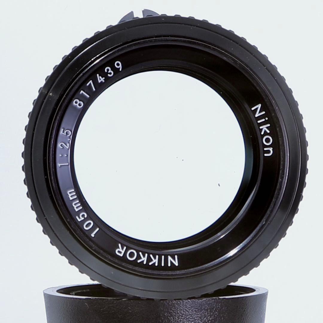 【完動品】Nikon Ai NIKKOR 105mm f/2.5 単焦点 作例有