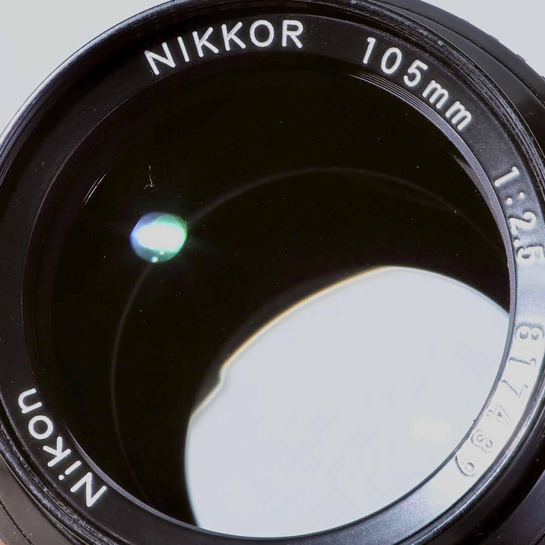 【完動品】Nikon Ai NIKKOR 105mm f/2.5 単焦点 作例有