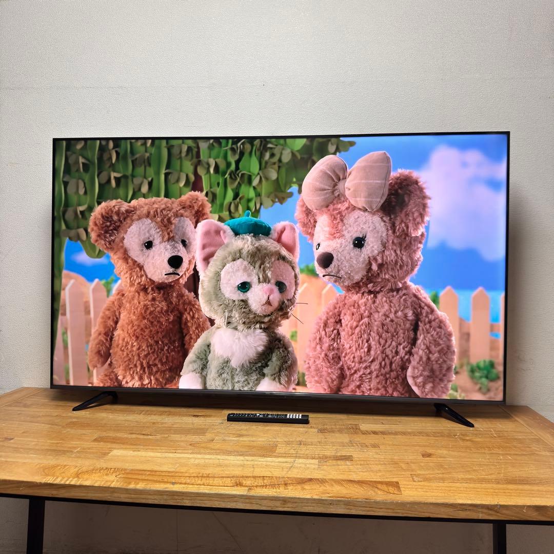 TCL 50V型 4K 液晶テレビ 50C655 量子ドット　動画配信アプリ搭載