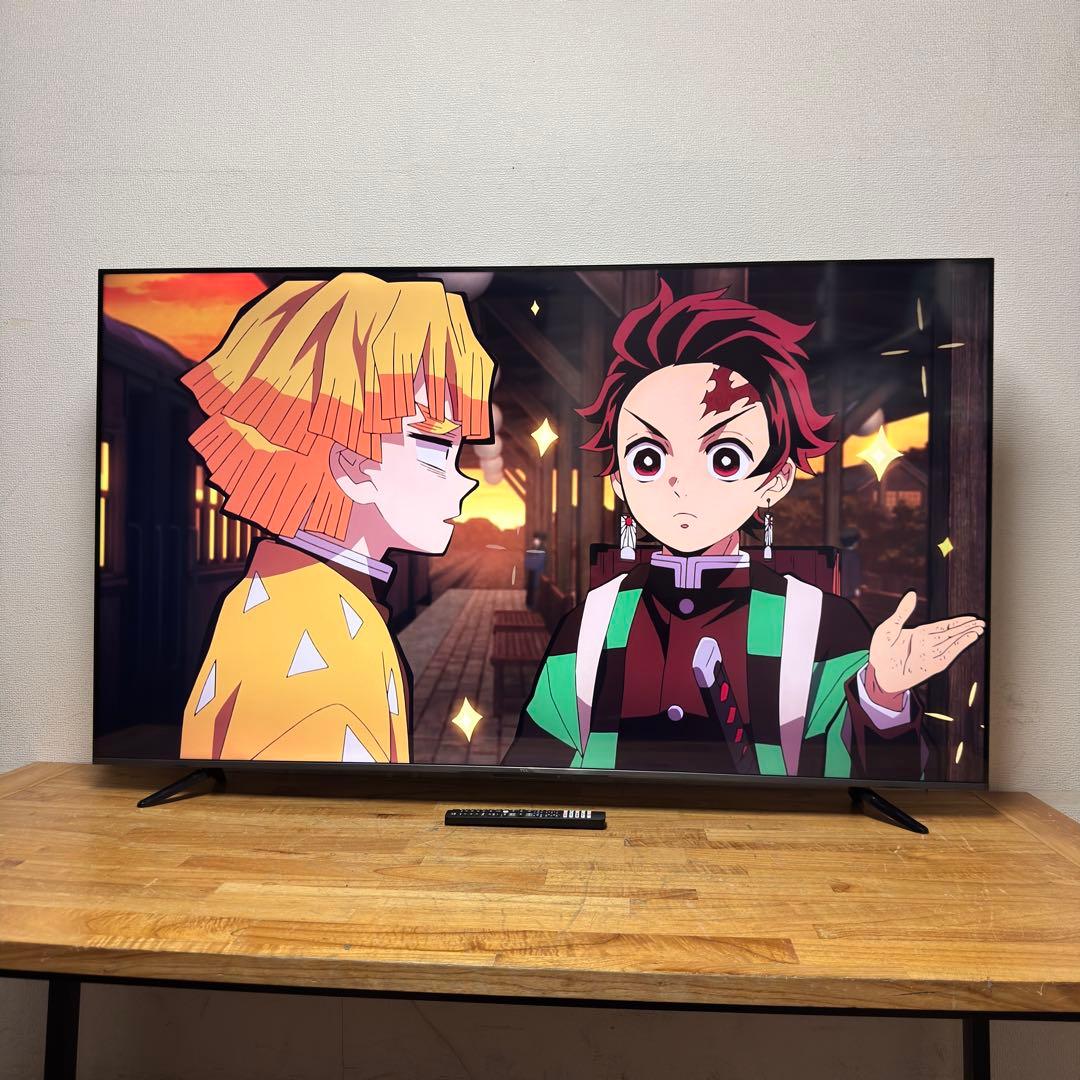 TCL 50V型 4K 液晶テレビ 50C655 量子ドット　動画配信アプリ搭載