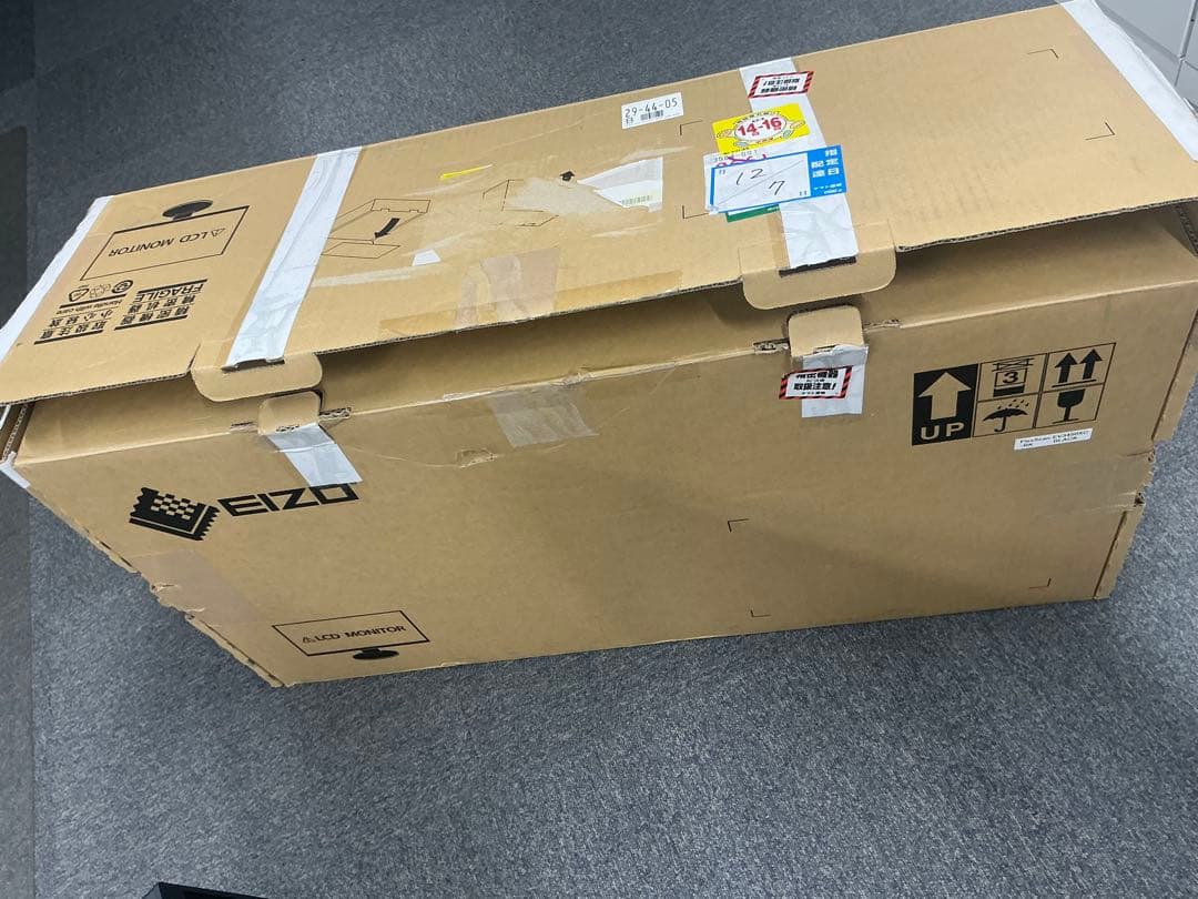 美品 EIZO EV3450XC ウルトラワイドモニター 純黒クリア付