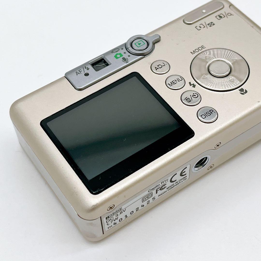 【希少】RICOH リコー Caplio R1v 乾電池仕様 オールド コンデジ